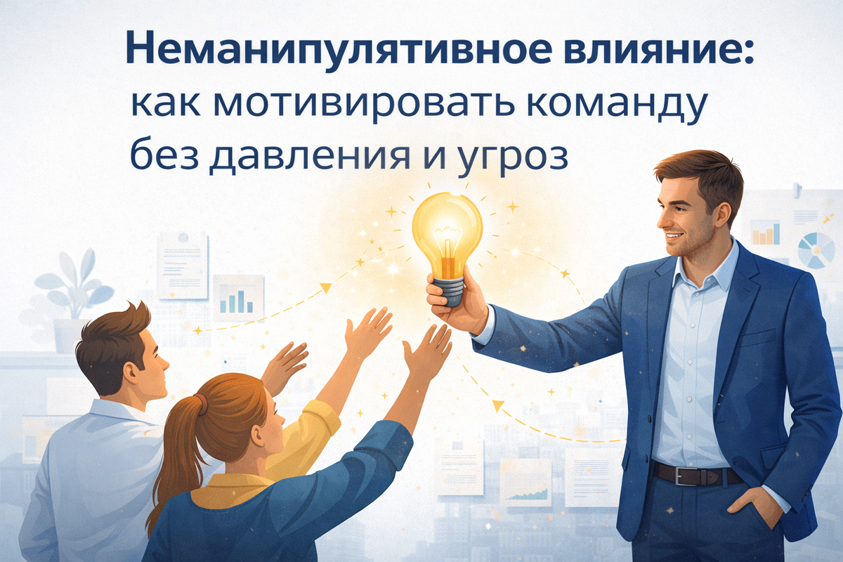 Неманипулятивное влияние: как мотивировать команду без давления и угроз
