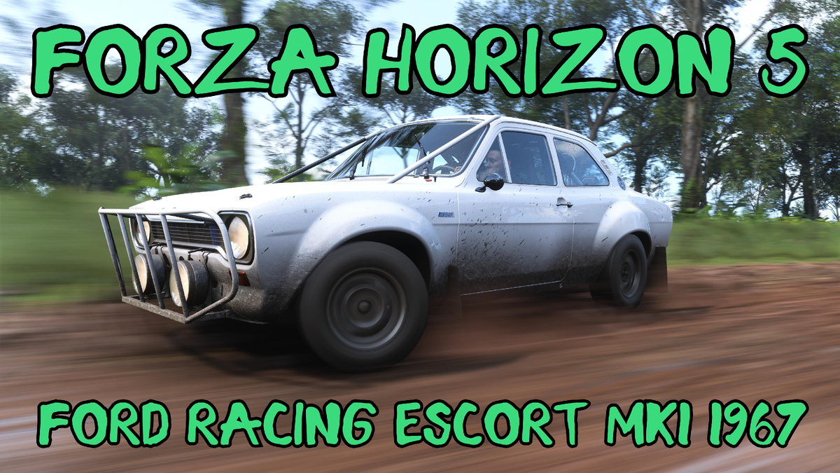 # Ford Racing Escort MK1 1967 — Раллийный Красавец Британских Автогонщиков в мире Forza Horizon 5 🌍⚡️