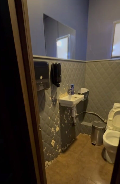 Состояние туалета до ремонта