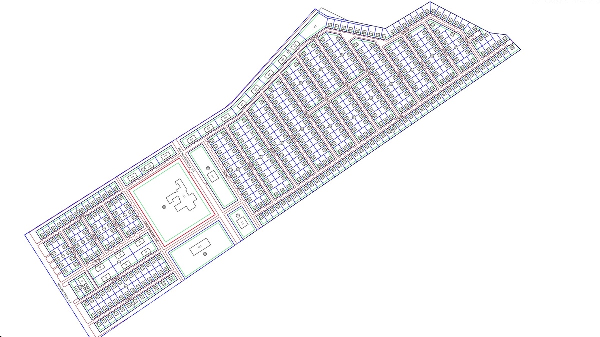 План нового поселка