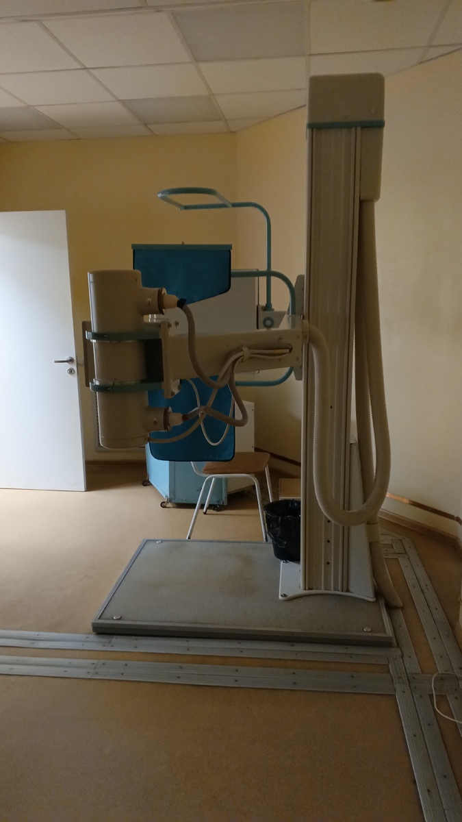 фото автора: на этом аппарате проходила флюорографию