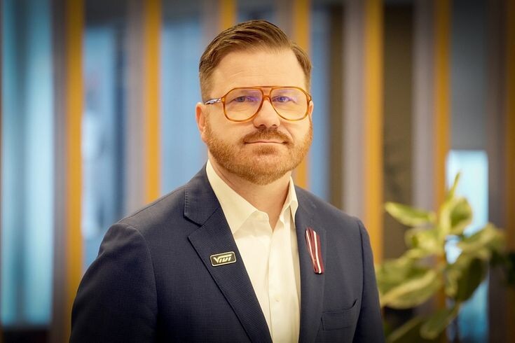Глава компании Pasažieru vilciens Райтис Нешпорс © соцсети