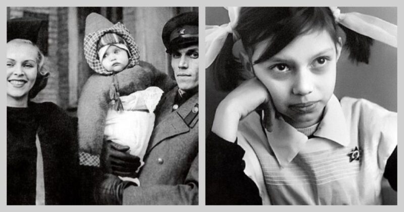    Маленькая Лена с родителями: начало непростого пути