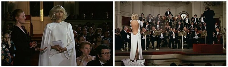 Коллаж кадров из французской комедии «Высокий блондин в черном ботинке» 