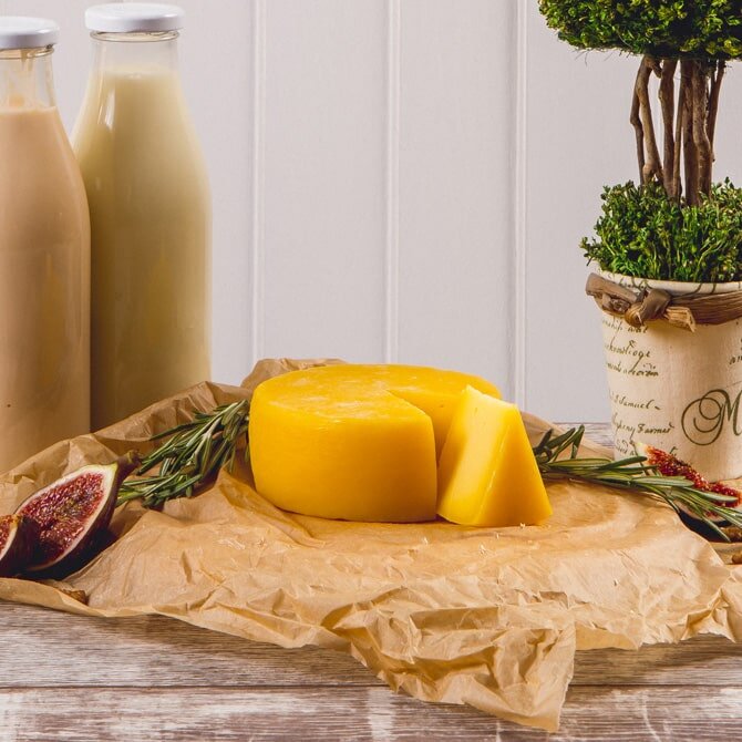Сыр Качотта из коровьего молока. Гжельское подворье