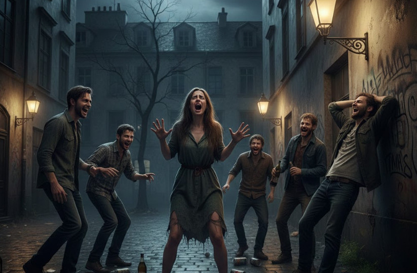 Ночной двор и крики девушки: когда всё выходит из-под контроля