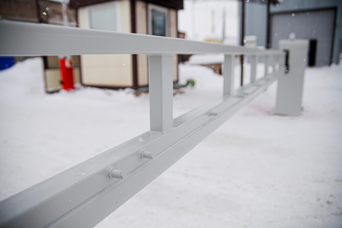 Шлагбаум для промышленной территории