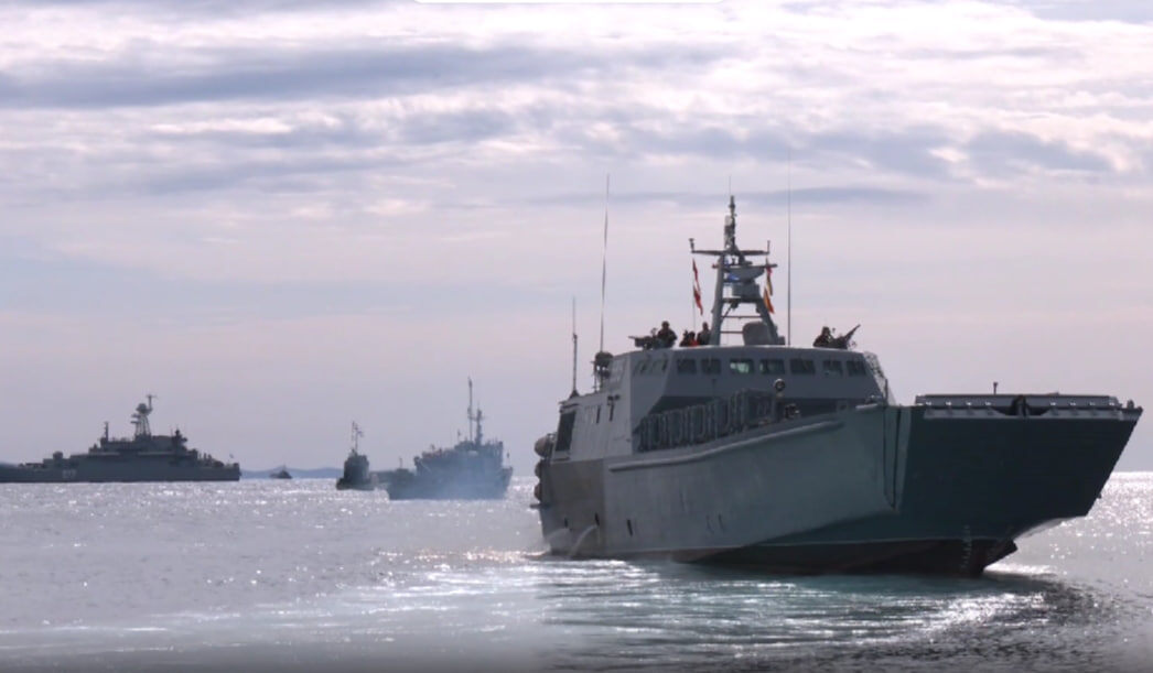    скриншот видео пресс-службы Тихоокеанского флота