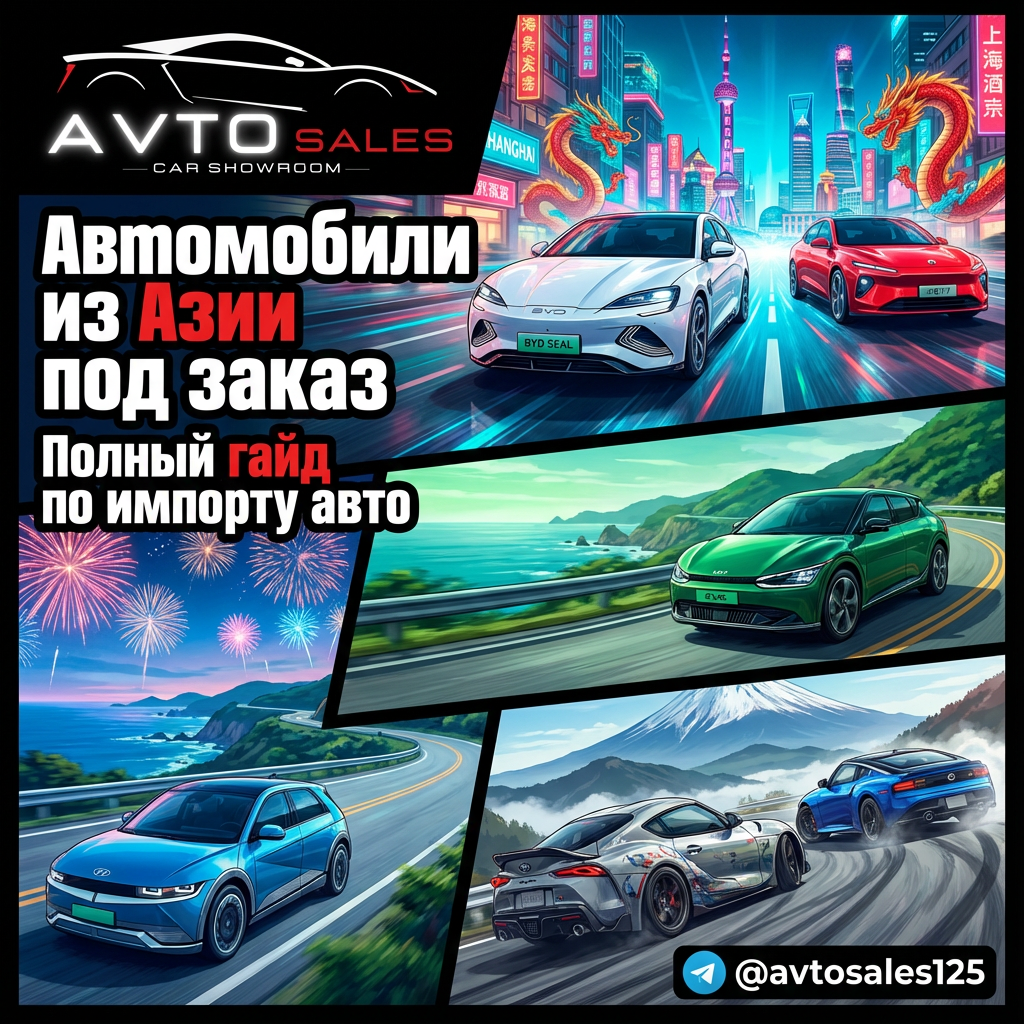    Автомобили из Азии под заказ: Как выбрать идеальную модель за 2025 год Авто Сейлс