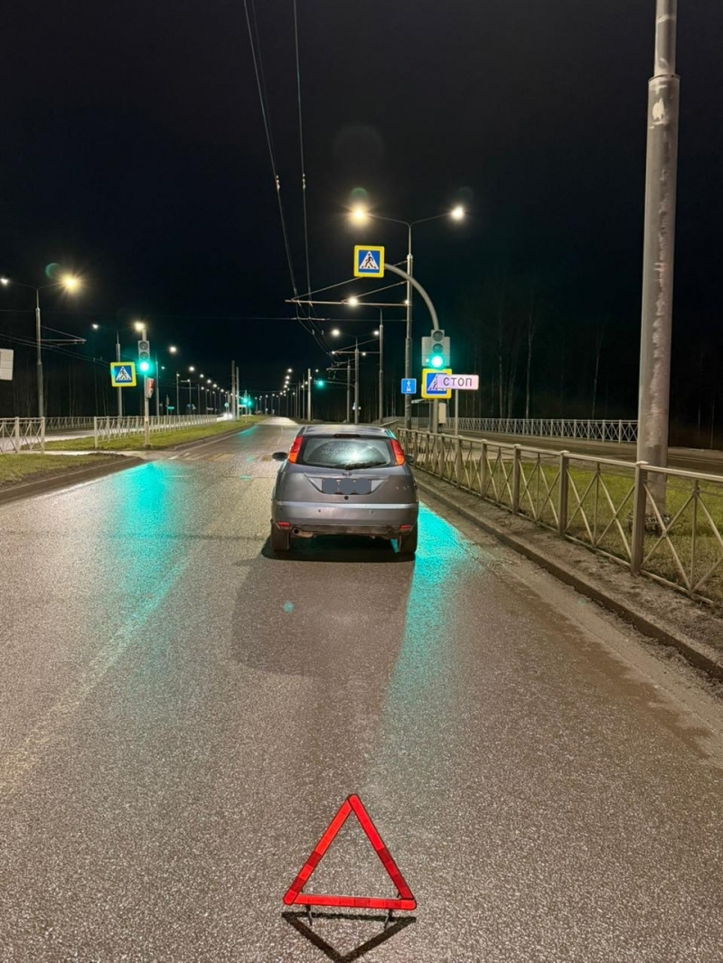    ВАЗ снес ограждение на Лососинском шоссе в ПетрозаводскеГосавтоинспекция Петрозаводск