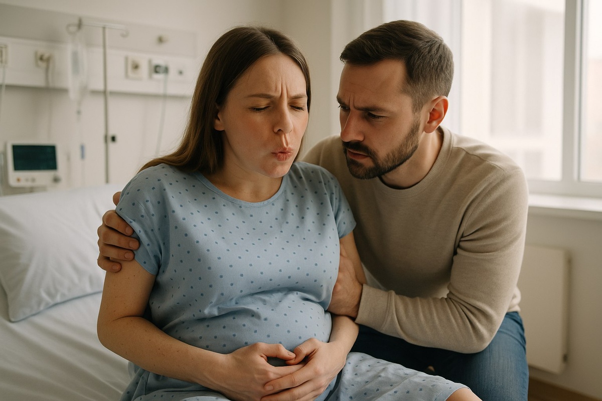 Правильное дыхание в родах