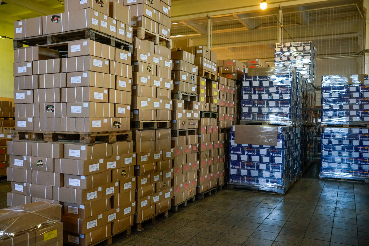Готовая к отправке продукция на складе © Sputnik