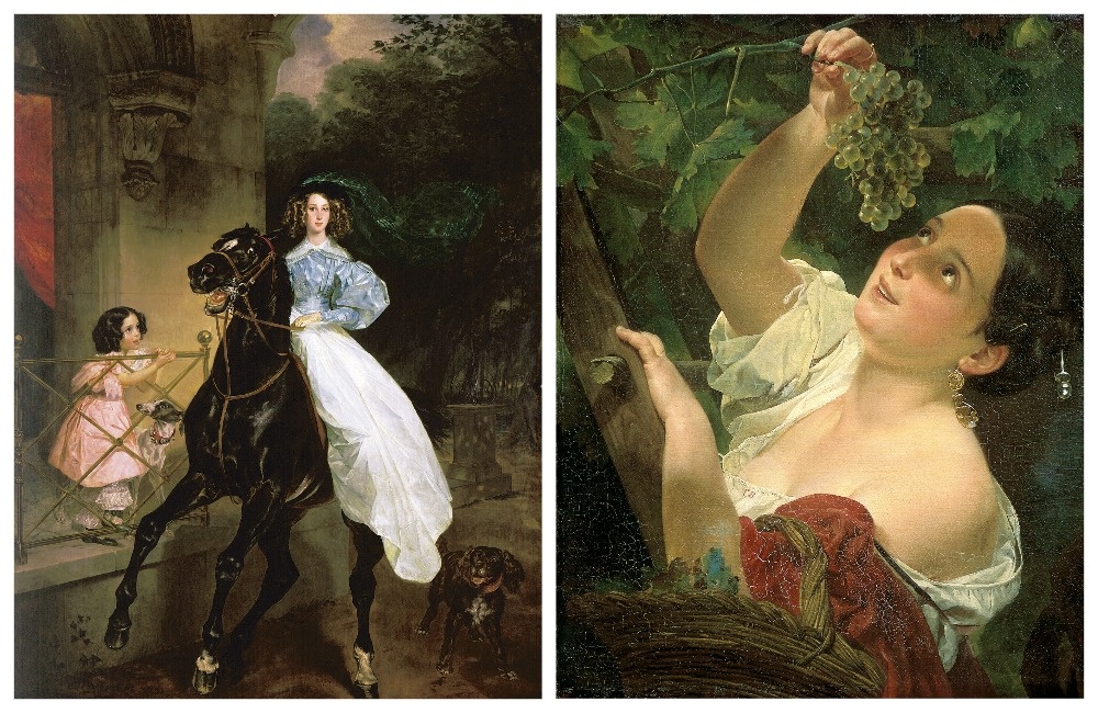 Всадница. Итальянский полдень