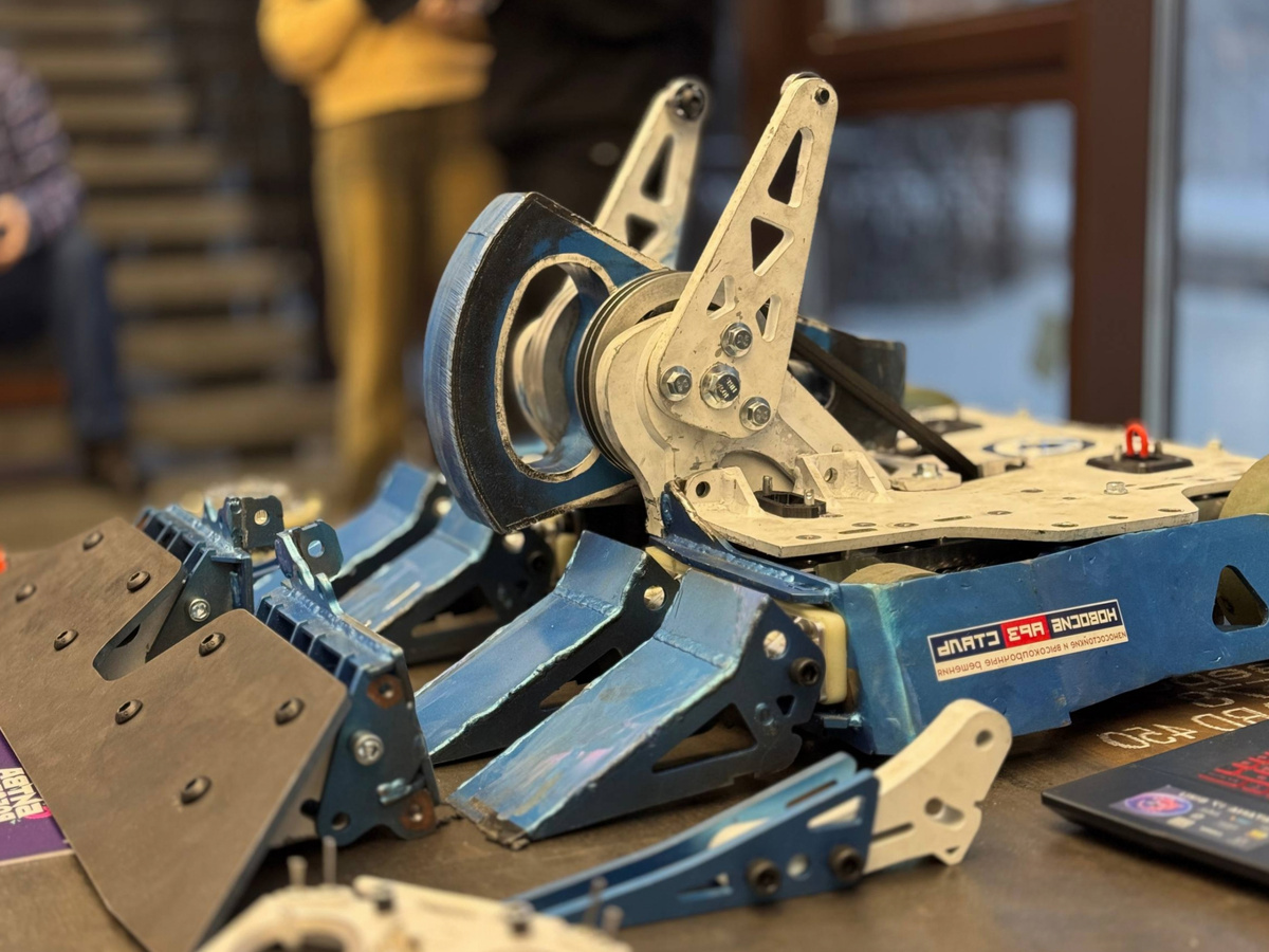 Боевой робот «КилоВольт» (Фото: Минпромторг Новосибирской области) 