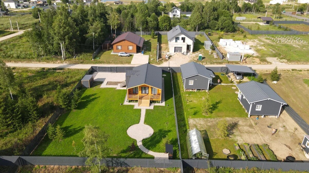 Лучше 7 раз отмерить и один раз отрезать - народная мудрость вам в помощь. Промерьте участок и выставите колышки, чтобы наглядно понимать, что и как будет располагаться, какое расстояние между стоениями, есть ли место на тропинки, места отдыха и тд