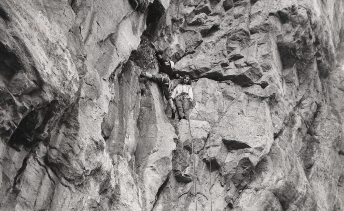 До второй половины 20го века альпинизм и скалолазание были одним целым