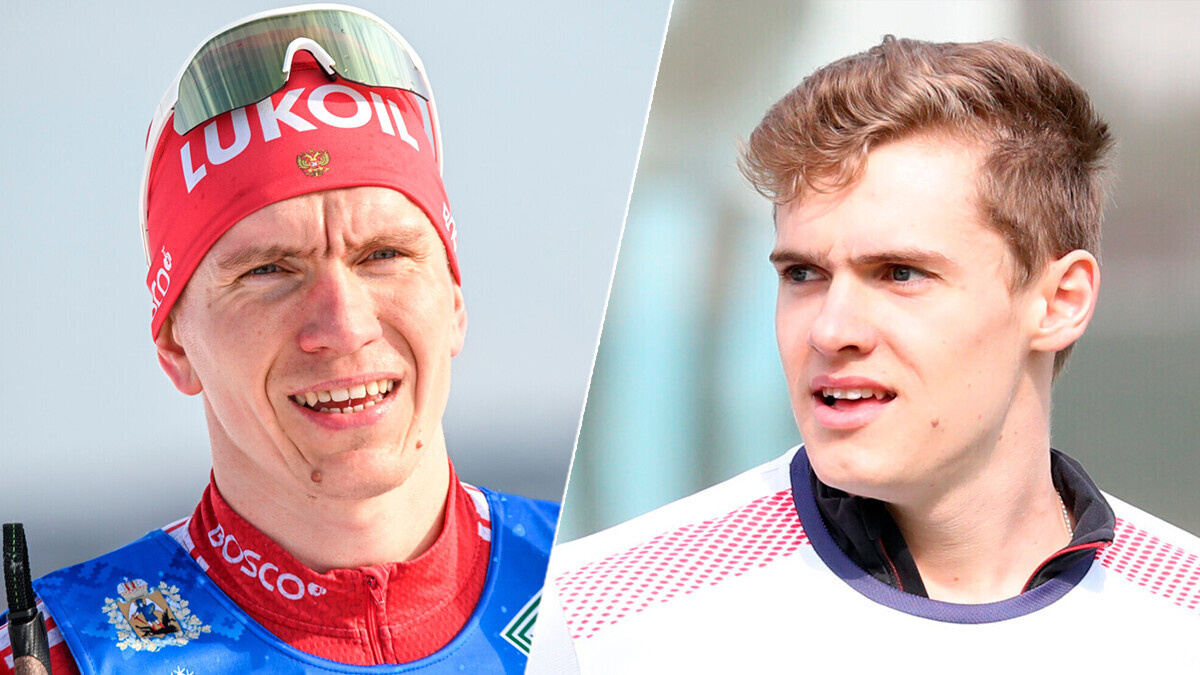 Александр Большунов и Александр Бакуров