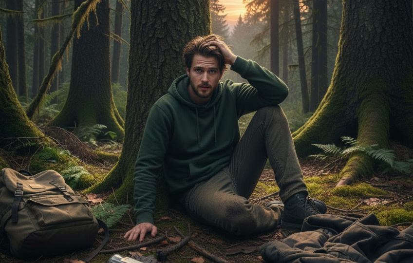 Очнулся пьяный в лесу ничего не помню, как я здесь оказался