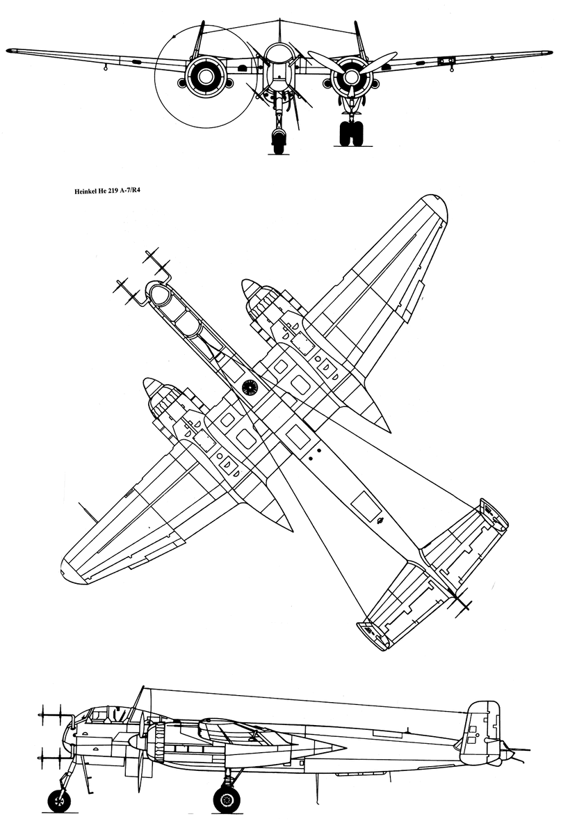 He 219A-7/R4. Источник airwar.ru