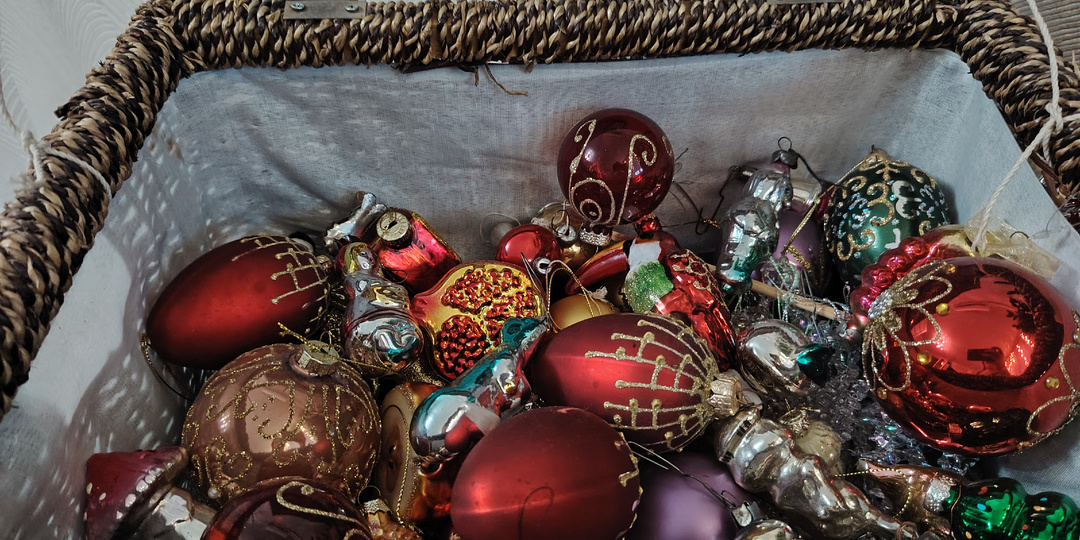 Мои ёлочные игрушки советского периода.