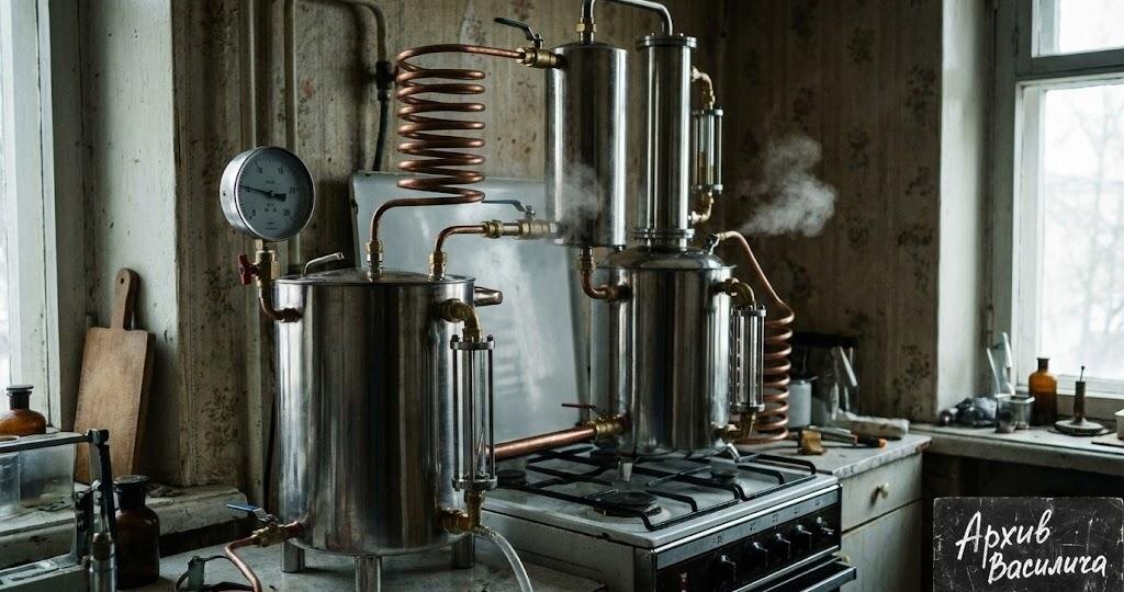 «Это был не самогонный аппарат, а космический корабль»: как советские инженеры в 1985-м спаяли шедевр из нержавейки, из-за «Сухого закона»