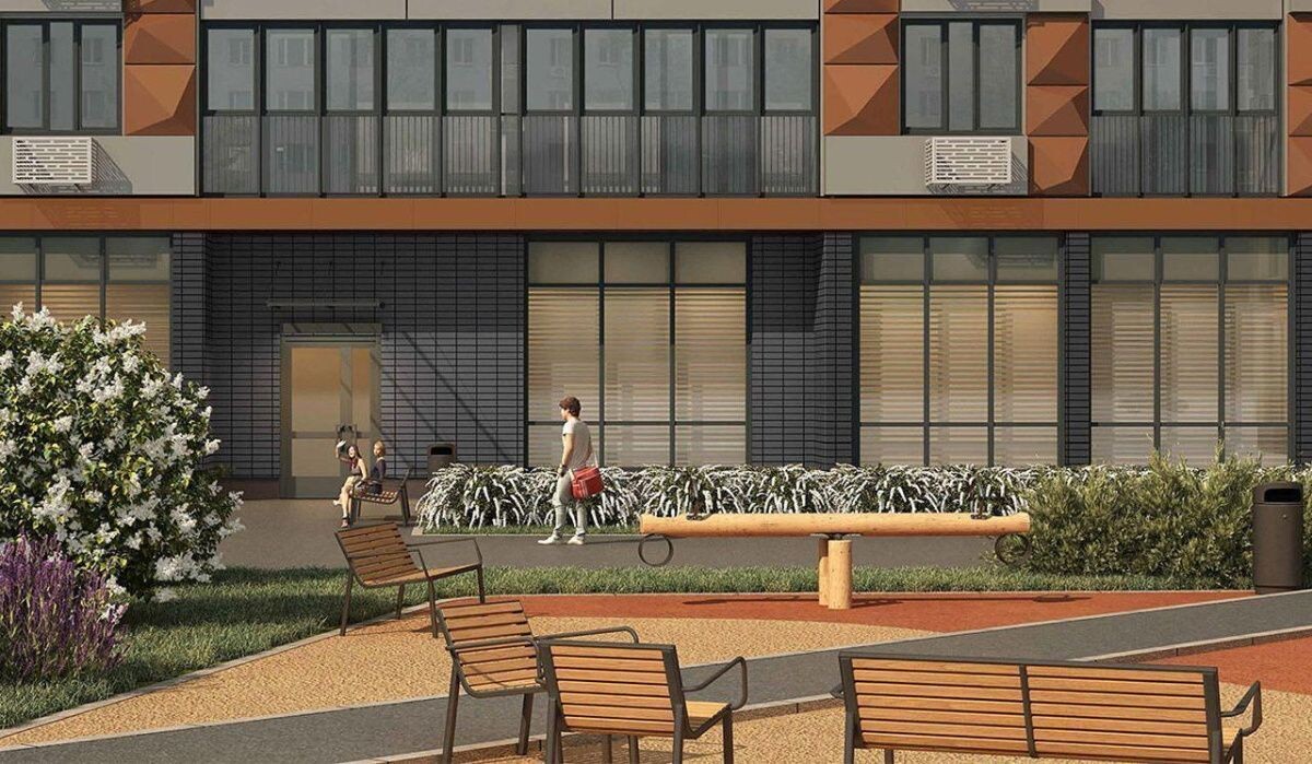     Двор нового дома. Источник: mos ru Автор фото: Пресс-служба Мэра и Правительства Москвы