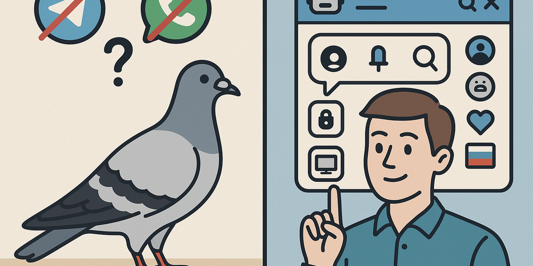 WhatsApp отключили полностью. Где купить голубя? Встречайте вторую часть.