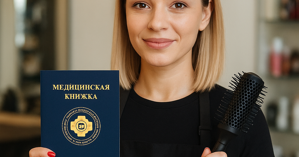 Медкнижка для парикмахера в Москве — официальное оформление
