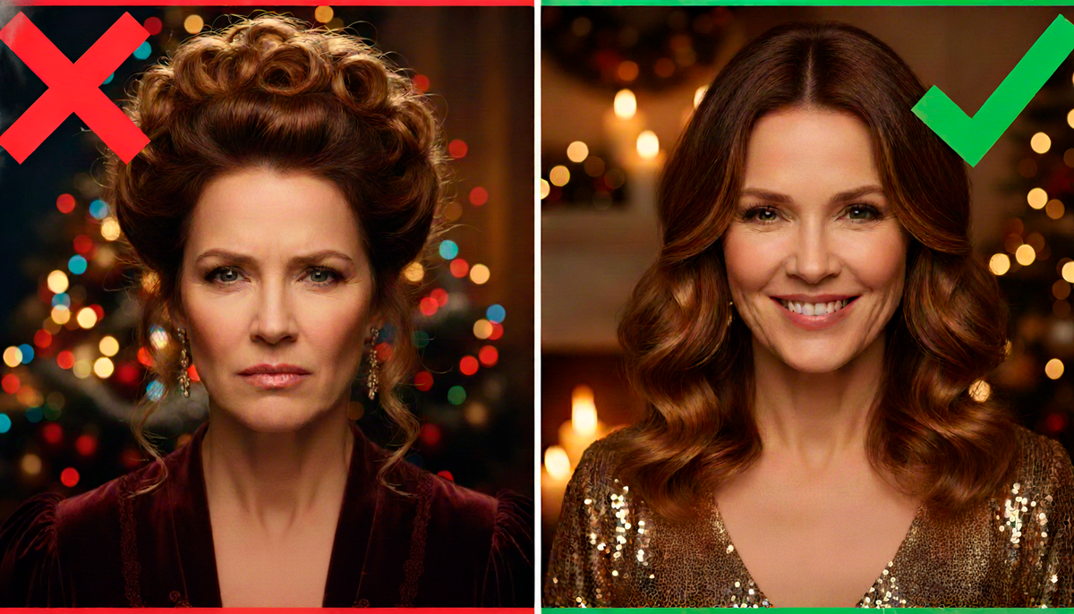 Слева — монумент с тонной лака, который прибавляет 10 лет. Справа — живая, современная женщина с летящими волосами. Какую выберете вы?