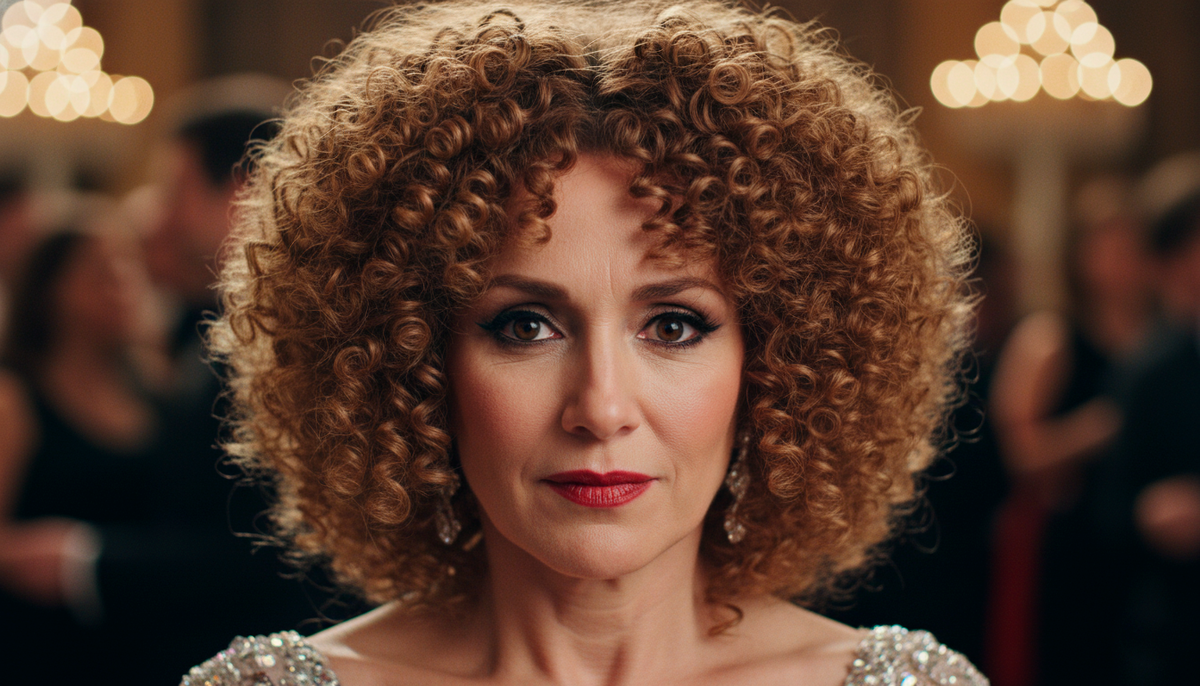 Спиральки, залитые лаком до состояния пластмассы. Они не двигаются, они хрустят! Это прическа фарфоровой куклы из сундука, а не живой женщины.