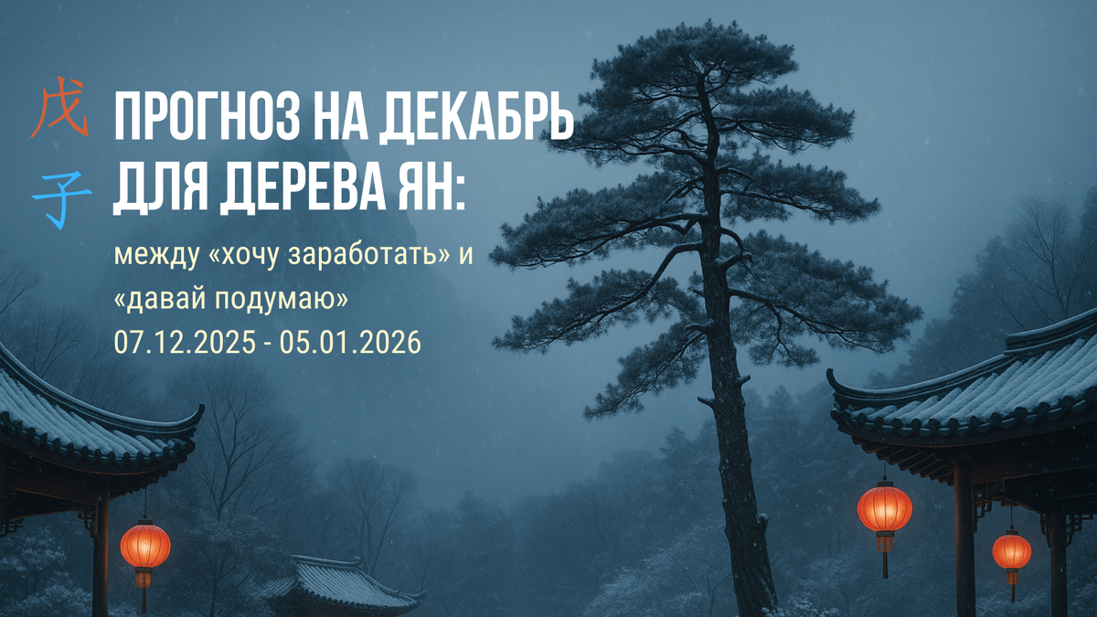 Что даст декабрь людям с элементом Личности Дерево Ян по Ба Цзы