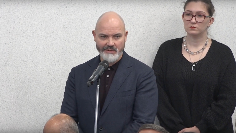    Политолог Сергей Старовойтов Фото: Кадр из трансляции пресс-конференции ТАСС