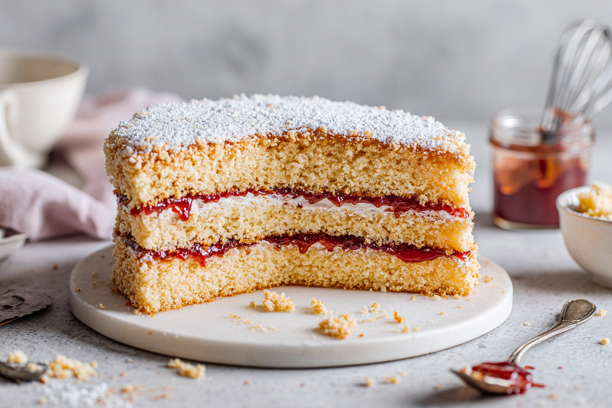    Нарезать можно сразу — коржи настолько нежные, что пропитка не нужна