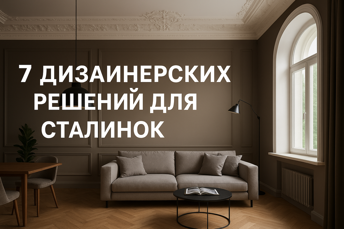 7 дизайнерских решений, которые идеально подходят для сталинок