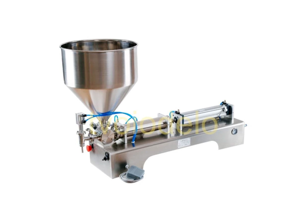 Полуавтоматический поршневой дозатор для вязких продуктов