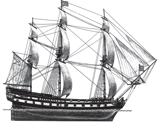 Линейный корабль «Трех Иерархов» (Дыгало В. История корабля. — М., 1991)