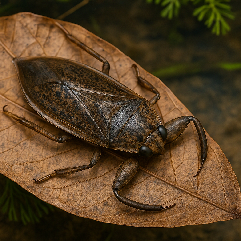 Гигантский водяной клоп белостома (Belostoma, Lethocerus) 