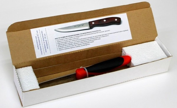 Пример профессиональной упаковки. Фото с сайта https://gofromir.ru/blog/articles/kak-pravilno-upakovat-nozhi/