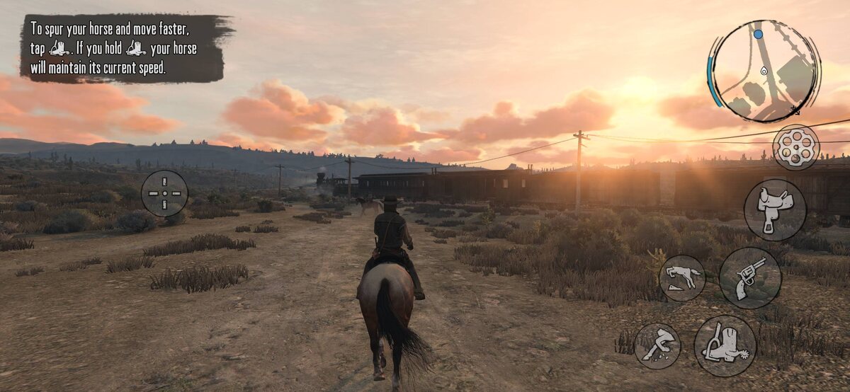    Судя по графике, порт RDR на Android получился весьма крутым