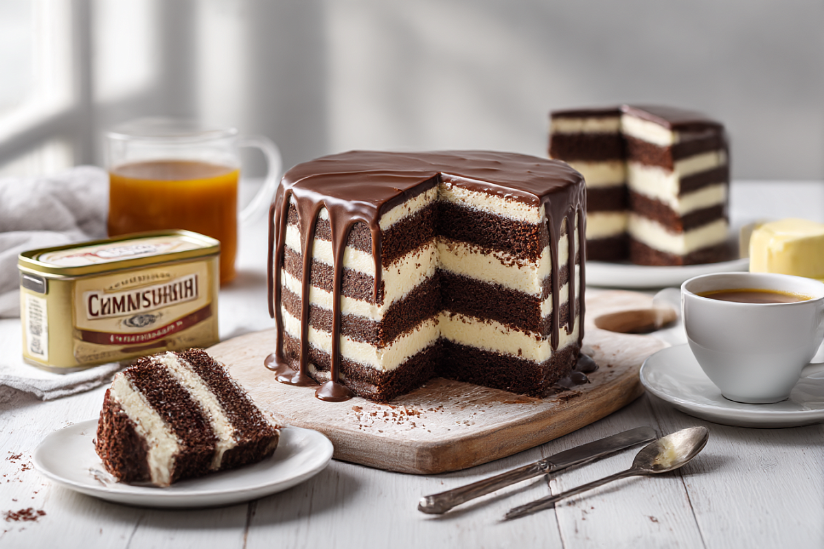    В домашних тортах «эскимо» чаще всего так называют именно из-за шоколадной глазури, которая напоминает покрытие того самого мороженого