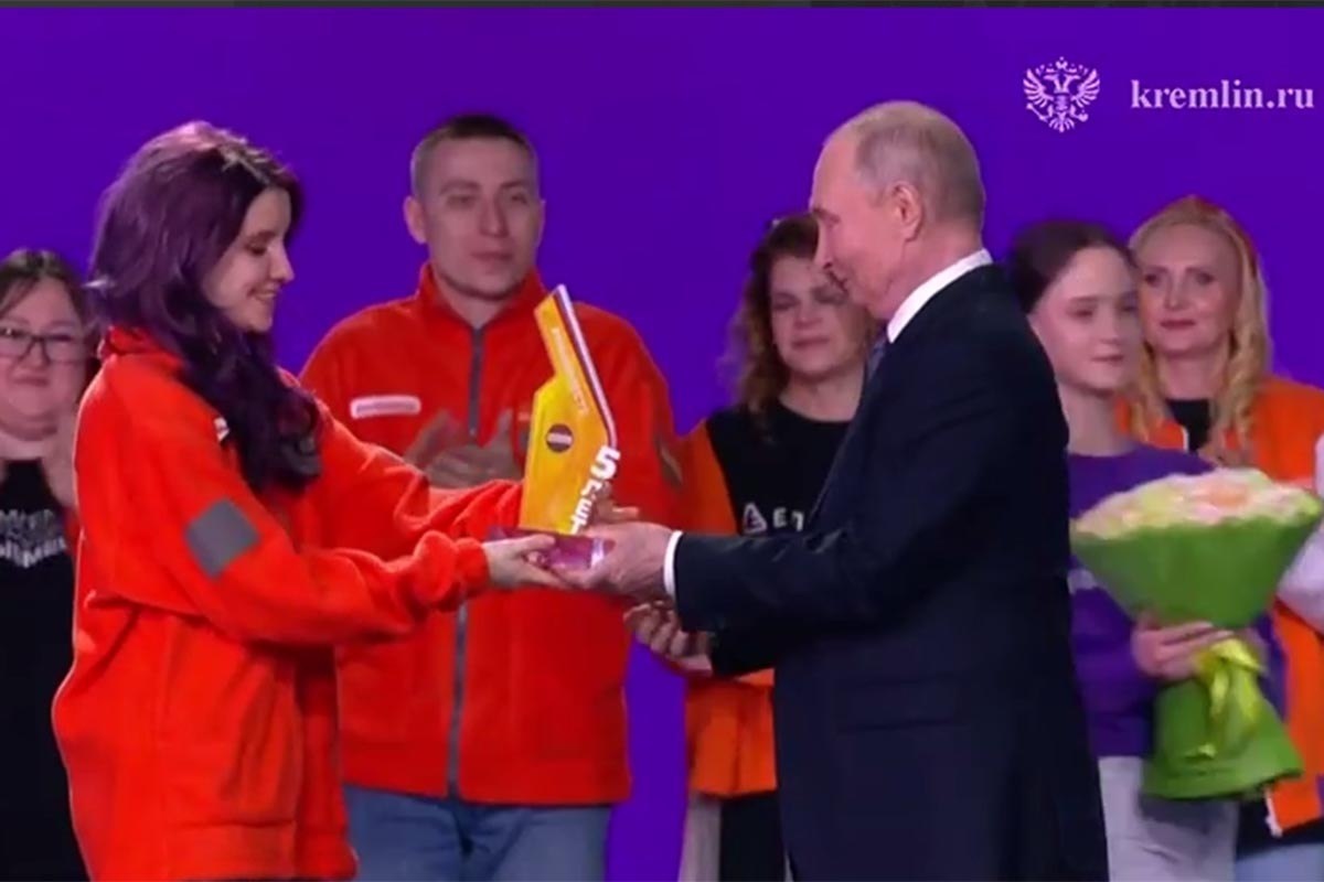    Скриншот видео t.me/news_kremlin