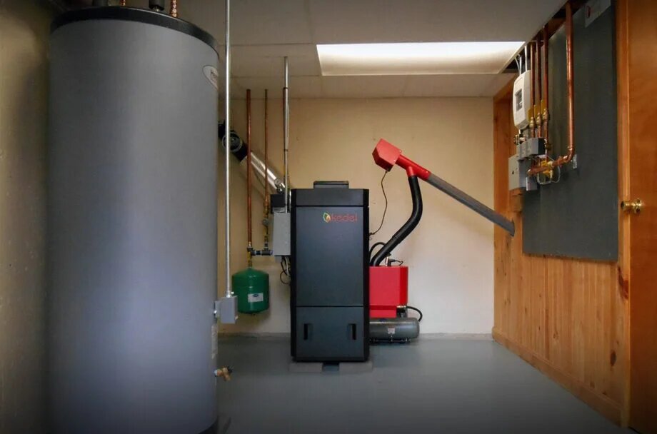 Бойлер и пеллетный котел