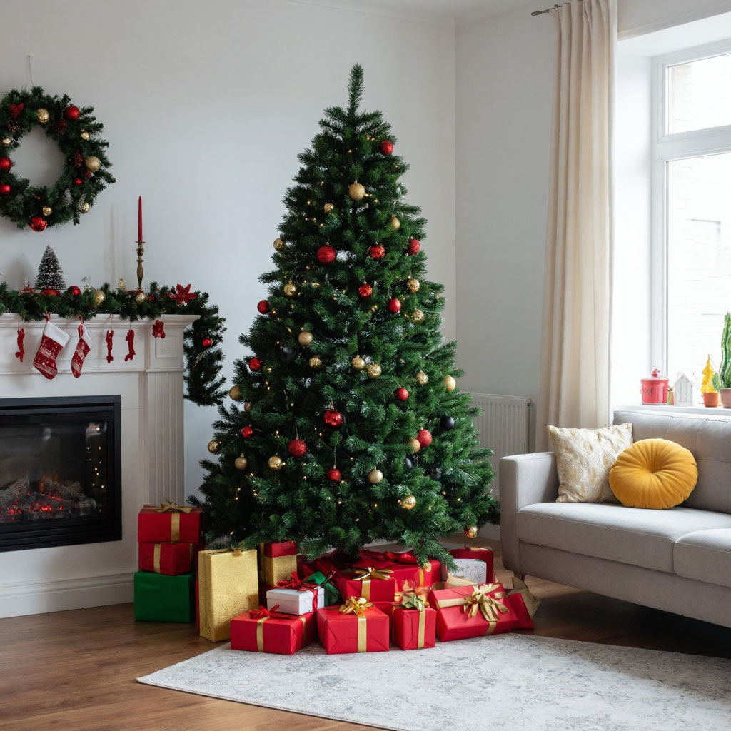 Светодиодная гирлянда FERON, Светодиодный рождественский венок Eglo