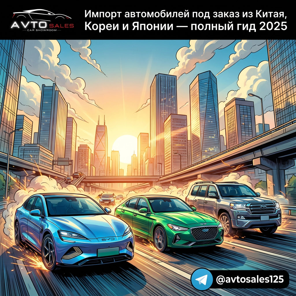   Импорт автомобилей из Китая, Кореи и Японии: ваш гид по выбору в 2025 году Авто Сейлс