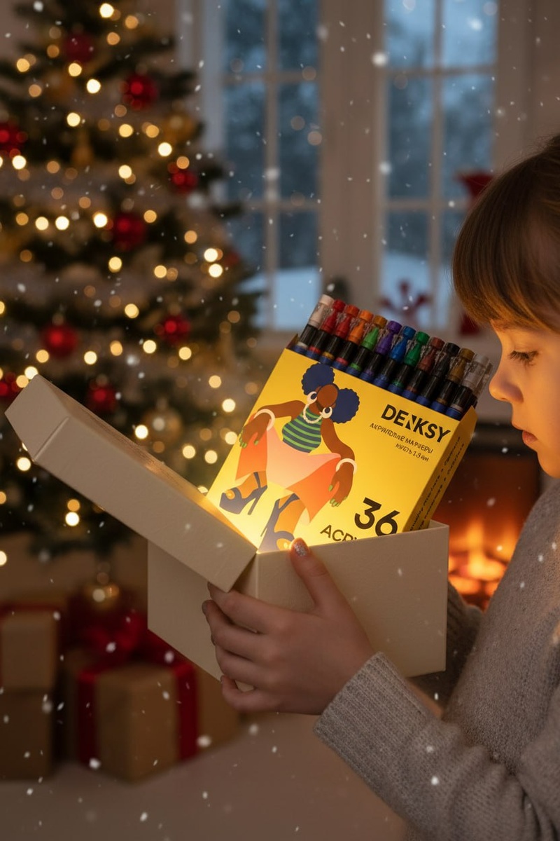 Акриловые маркеры с наконечниками кисть. Арт. вб 328119340