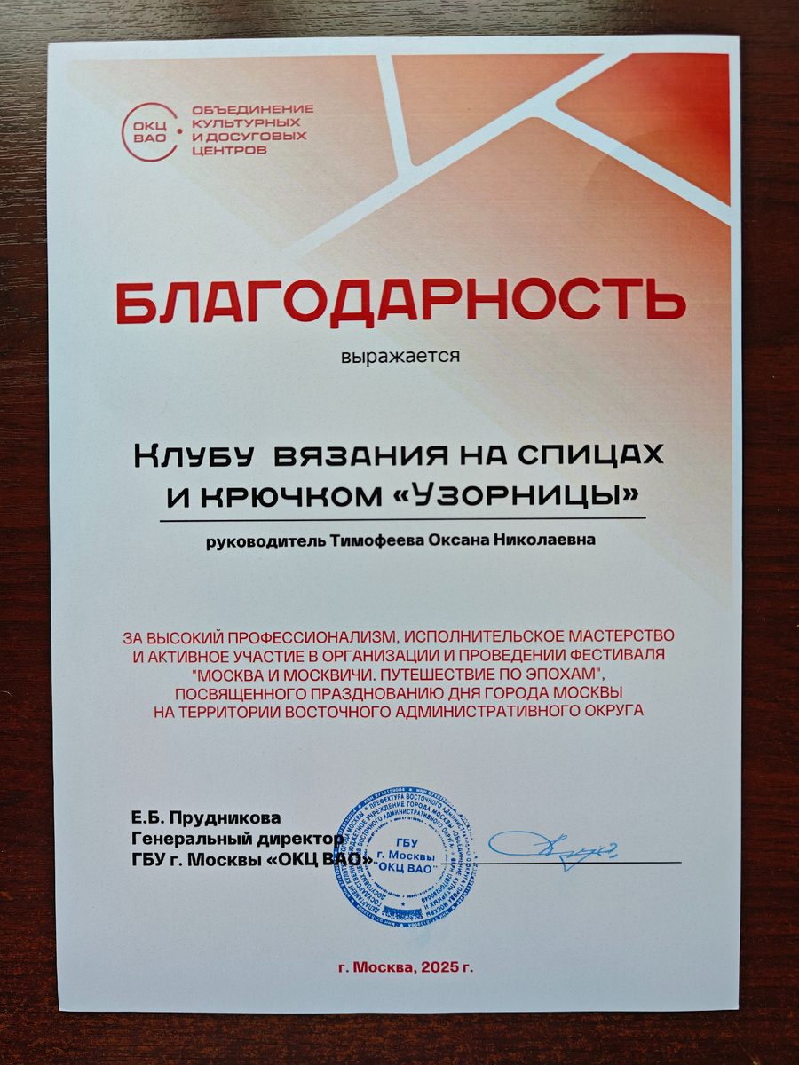 Клуб вязания спицами и крючком "УЗОРНИЦЫ"