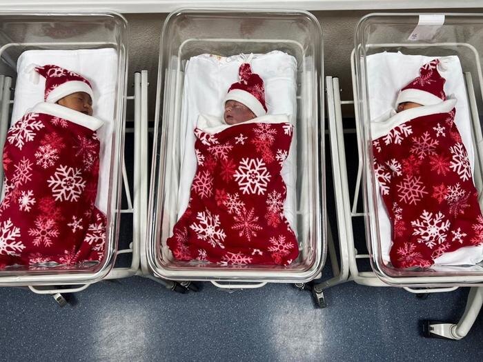 Младенцы, рождённые в декабре. Фото © Пресс-служба Московского областного перинатального центра