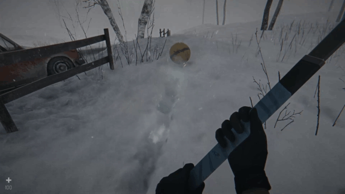 Gif картинка "Охота на шарообразный почтовый робот"