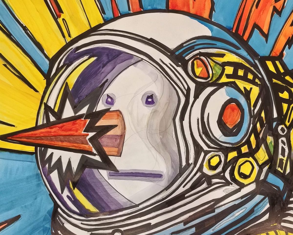 Вячеслав Мизин и Филипп Крикунов. «Ледниковый период. Картинки по номерам». Источник: norilskmuseum.ru