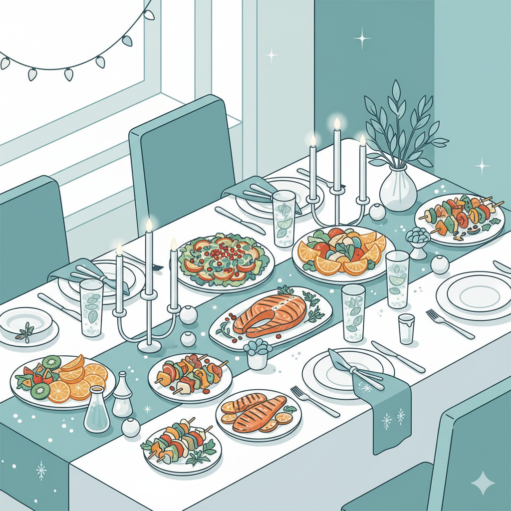 новогодний стол гипертоника: чем заменить, чтобы контролировать давление